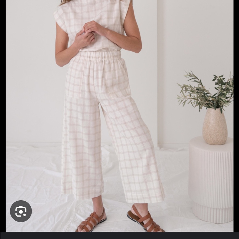 Laude the Label Windowpane Organic Cotton Crops